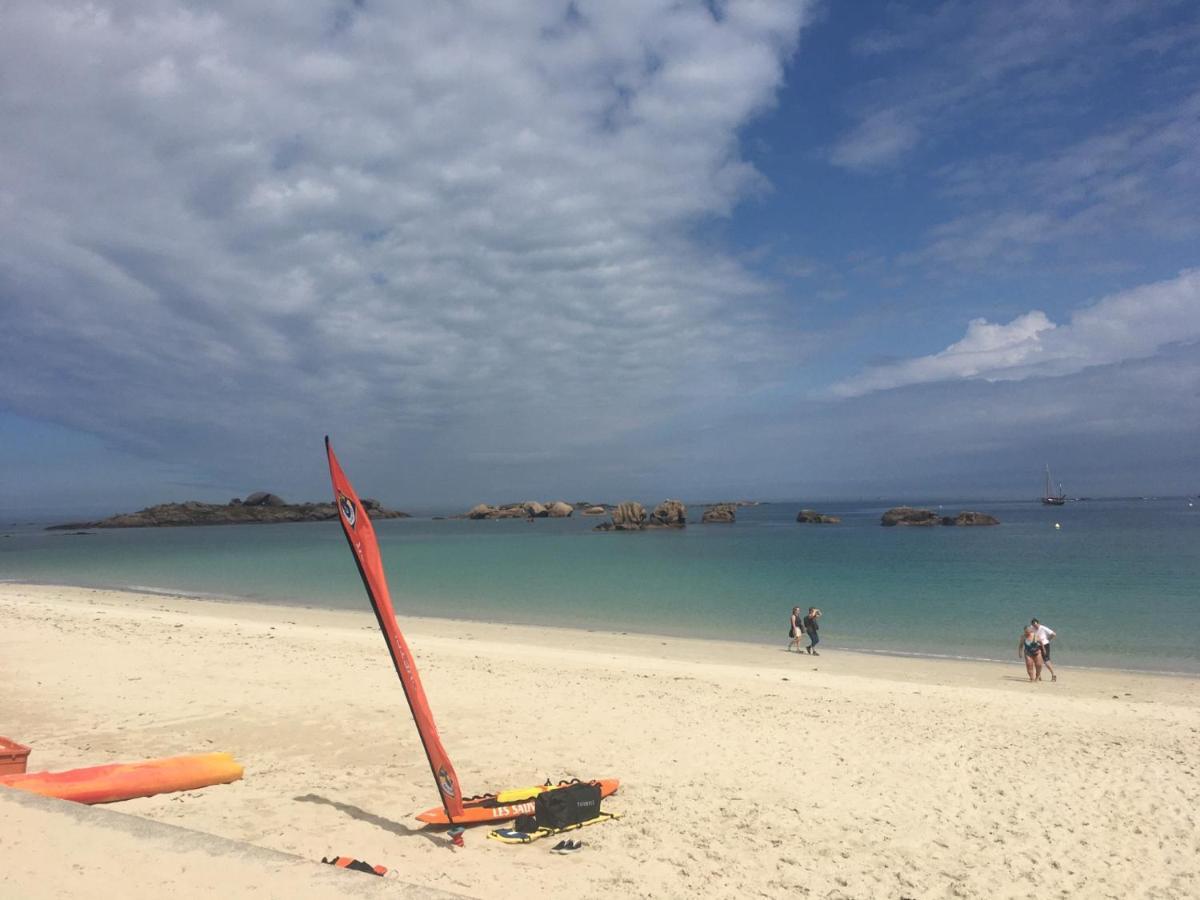 Belle Vue Sur Mer Saint-Michel-en-Grève Exterior foto